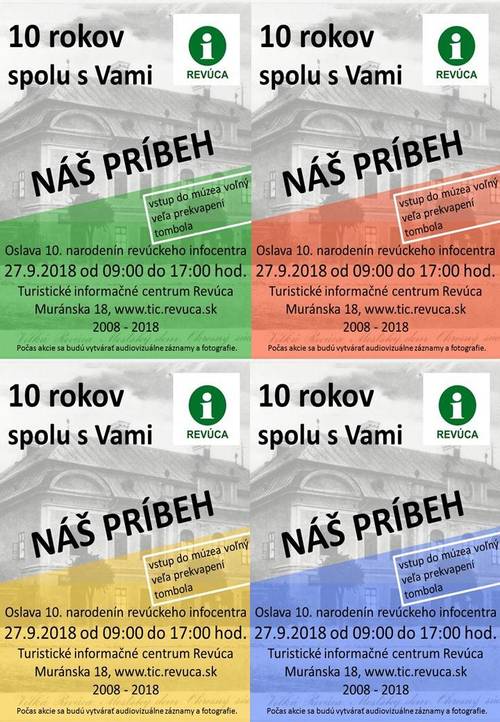 Plagát 10 rokov spolu s vami