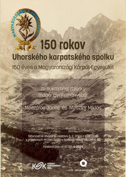 Plagát 150. rokov Uhorského Karpatského spolku
