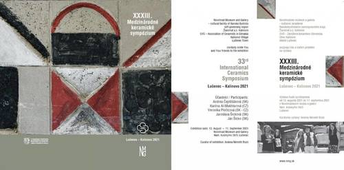 Plagát 33. Medzinárodné keramické sympózium Lučenec - Kalinovo 2021