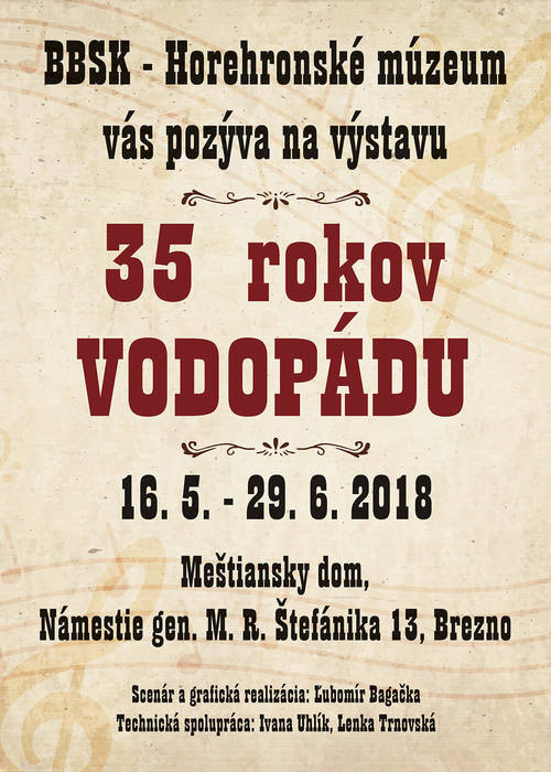 Plagát 35. rokov Vodopádu