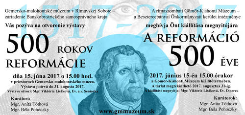 Plagát 500 Rokov reformácie