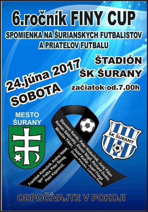 Plagát 6. ročník FINY CUP-u