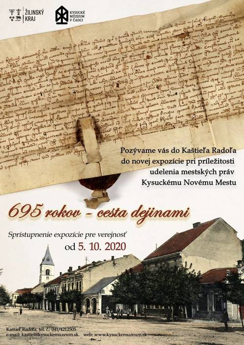 Plagát 695 rokov – cesta dejinami