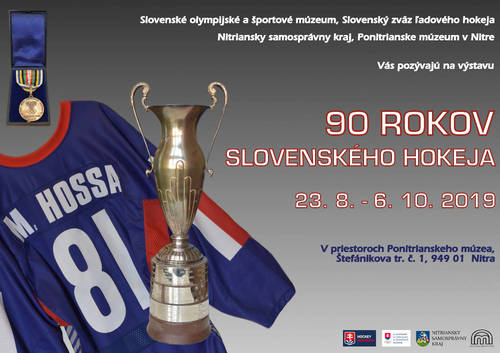 Plagát 90 rokov slovenského hokeja