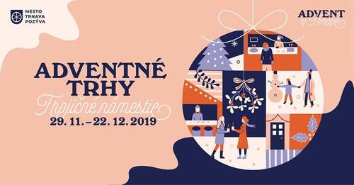 Plagát Adventné trhy v Trnave 2019