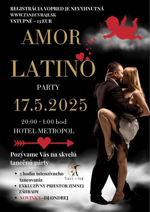 Plagát Amor Latino Party