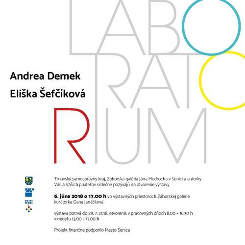 Plagát Andrea Demek a Eliška Šefčíková: Laboratorium