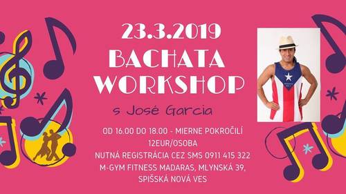 Plagát Bachata tanečný workshop