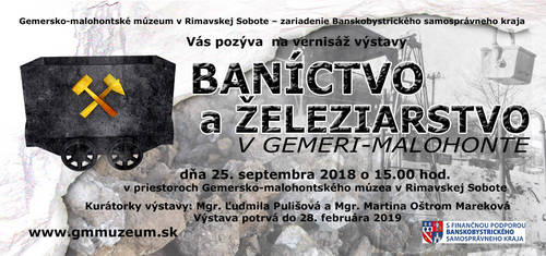 Plagát Baníctvo a železiarstvo v Gemeri - Malohonte
