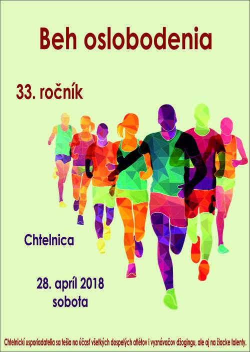 Plagát Beh Oslobodenia Chtelnice