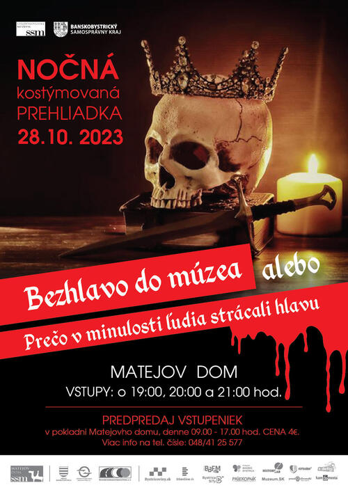 Plagát Bezhlavo do múzea alebo prečo ľudia v minulosti strácali hlavu
