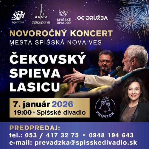 Plagát Čekovský spieva Lasicu