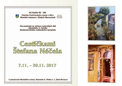 Plagát „Cestičkami Štefana Néčeia“