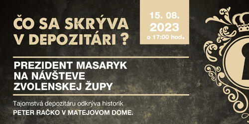 Plagát Čo sa skrýva v depozitári ?