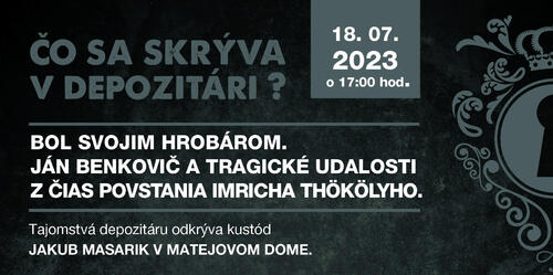 Plagát Čo sa skrýva v depozitári ?