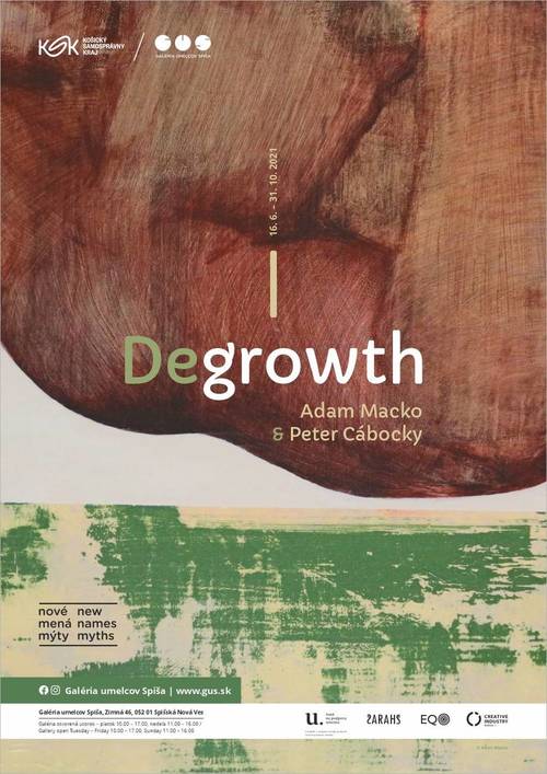 Plagát Degrowth: Adam Macko & Peter Cábocky