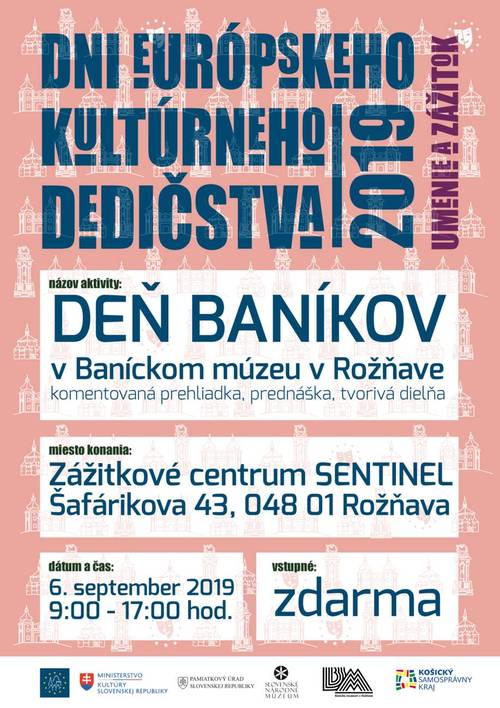 Plagát DEKD 2019: Deň baníkov v Baníckom múzeu v Rožňave