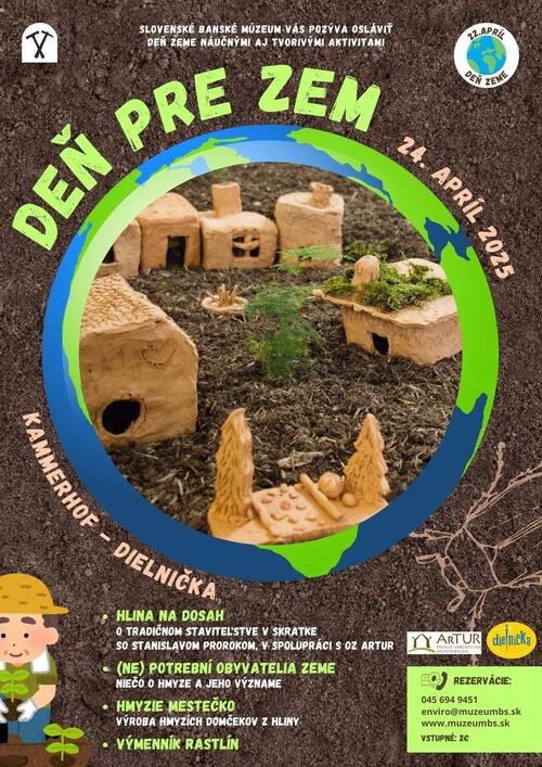 Plagát DEŇ PRE ZEM v Slovenskom banskom múzeu