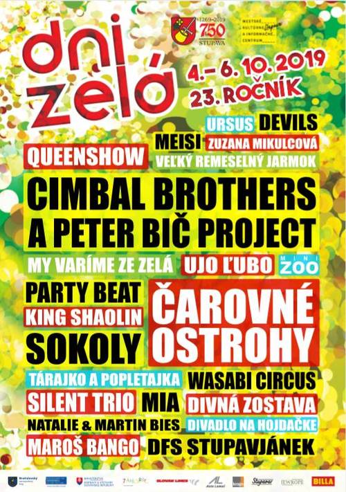 Plagát Dni zelá 2019