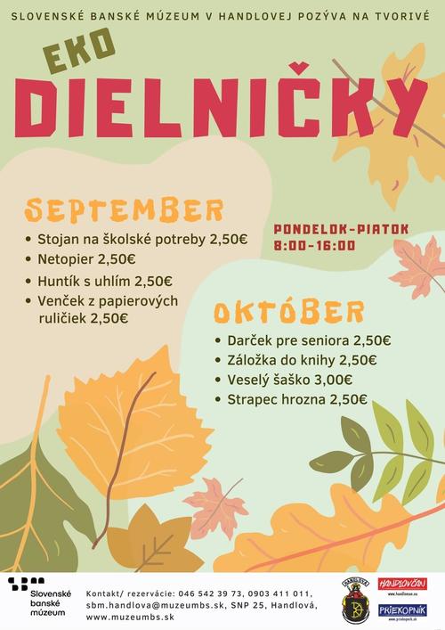 Plagát Ekodielničky, Handlová