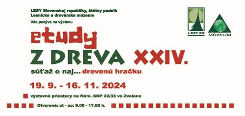 Plagát Etudy z dreva XXIV. / súťaž o naj... drevenú hračku