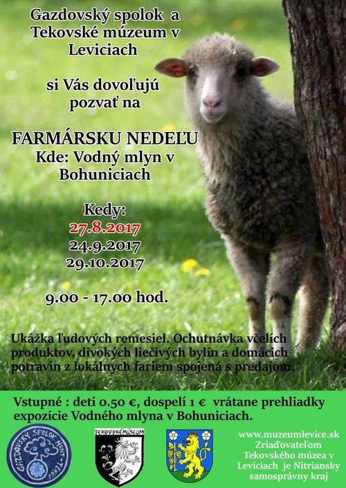 Plagát Farmárska nedeľa