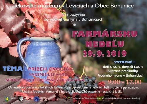 Plagát Farmárska nedeľa
