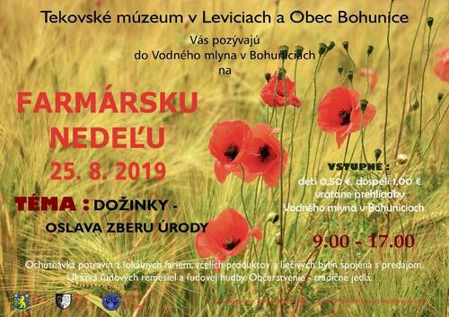 Plagát Farmárska nedeľa