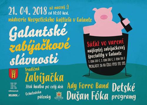 Plagát Galantské zabíjačkové slávnosti