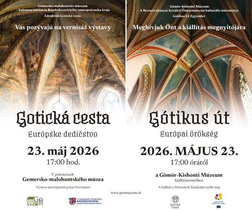 Plagát Gotická cesta – Európske dedičstvo