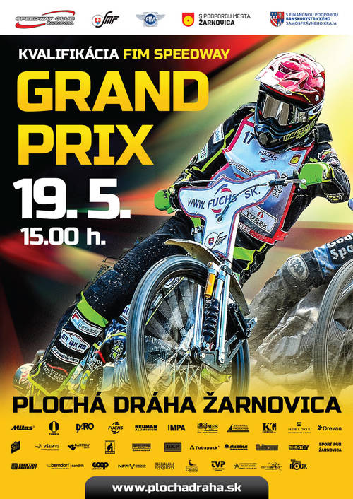 Plagát Grand Prix – kvalifikácia, plochá dráha