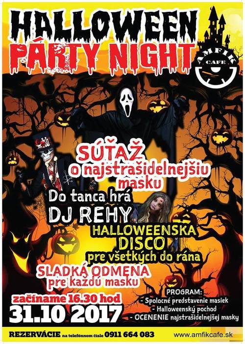 Plagát Halloween Night & Disco