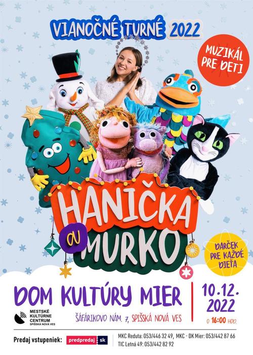 Plagát Hanička a Murko: Postavíme si snehuliaka