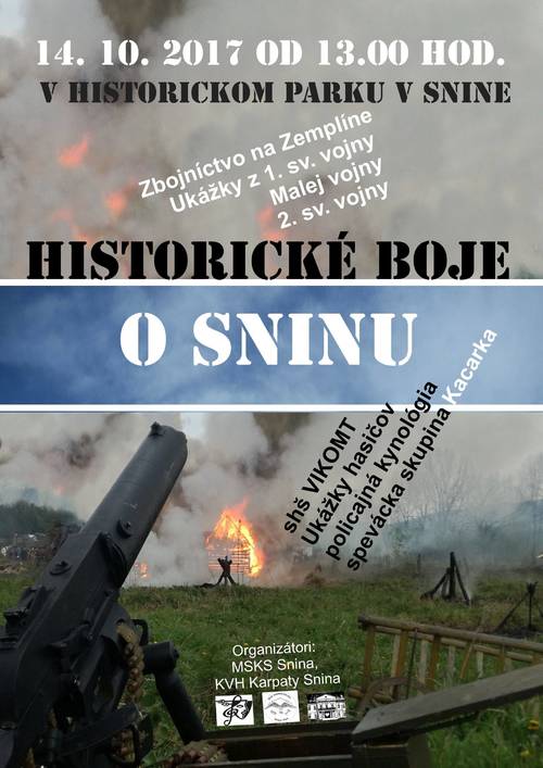 Plagát Historické boje o Sninu