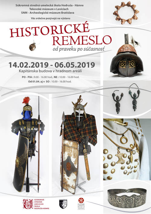Plagát Historické remeslo od praveku po súčasnosť
