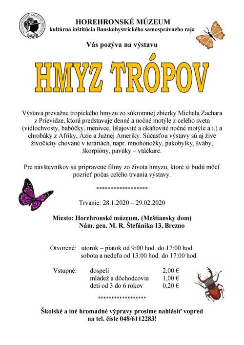 Plagát Hmyz trópov