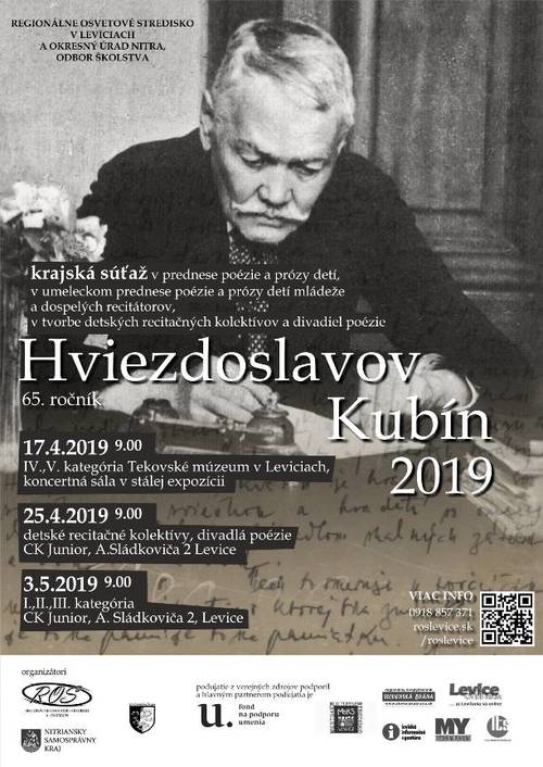 Plagát Hviezdoslavov Kubín - krajská súťaž