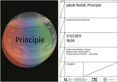 Plagát Jakub Roček: Principie