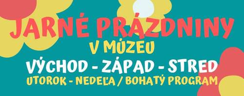 Plagát JARNÉ PRÁZDNINY v múzeu 2022