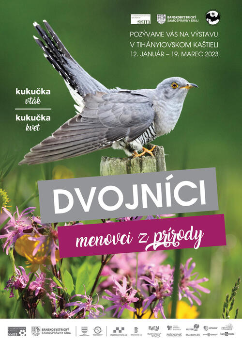 Plagát Komentovaná prehliadka výstavy Dvojníci – Menovci z prírody