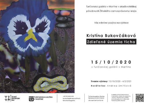 Plagát Kristína Bukovčáková: Zdielané územie ticha