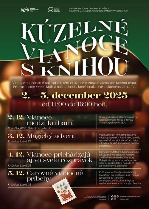Plagát Kúzelné Vianoce s knihou