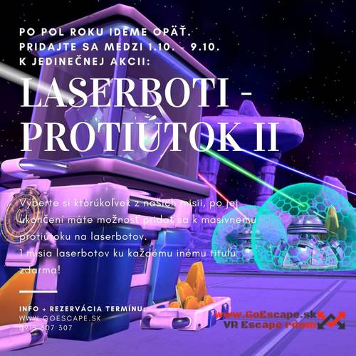 Plagát Laserboti - protiútok 2