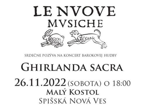 Plagát Le Nuove Musiche: Ghirlanda sacra