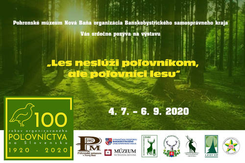 Plagát Les neslúži poľovníkom, ale poľovníci lesu