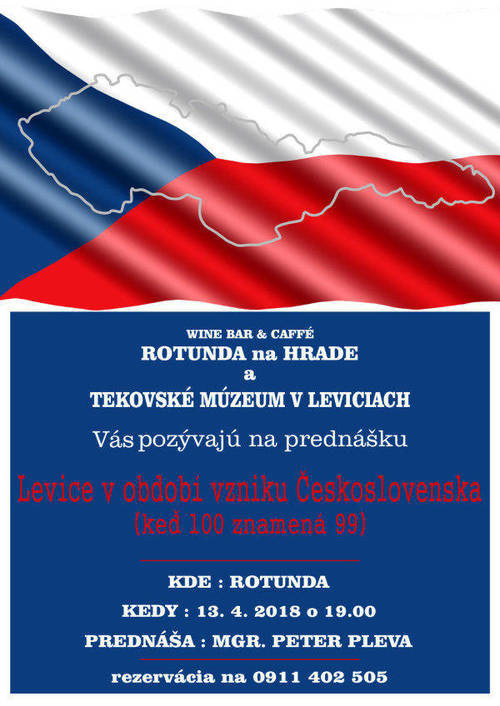 Plagát Levice v období vzniku Československa