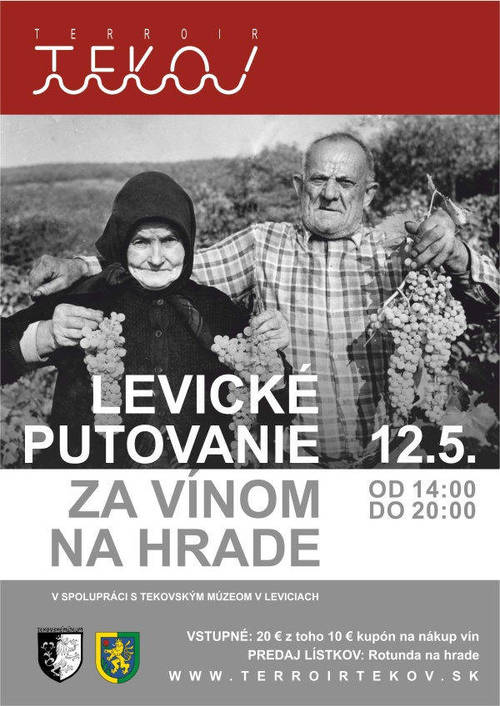 Plagát Levické putovanie za vínom na hrade