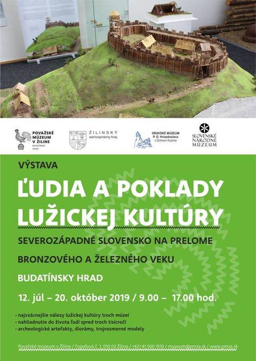 Plagát Ľudia a poklady lužickej kultúry / Severozápadné Slovensko na prelome bronzového a železného veku