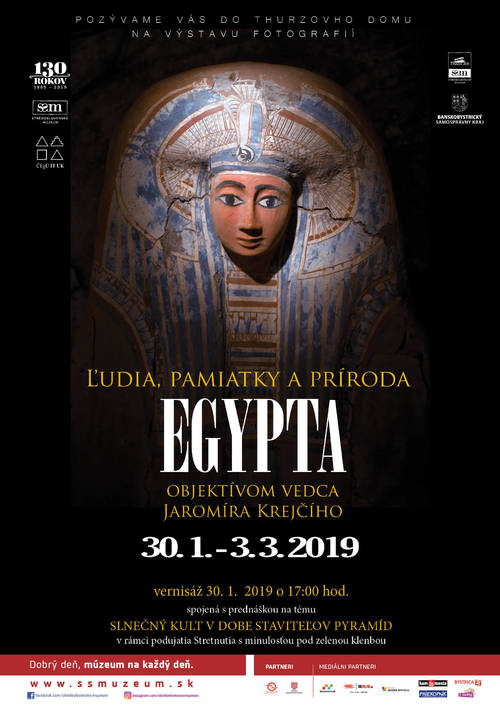 Plagát Ľudia, pamiatky a príroda Egypta objektívom vedca Jaromíra Krejčího