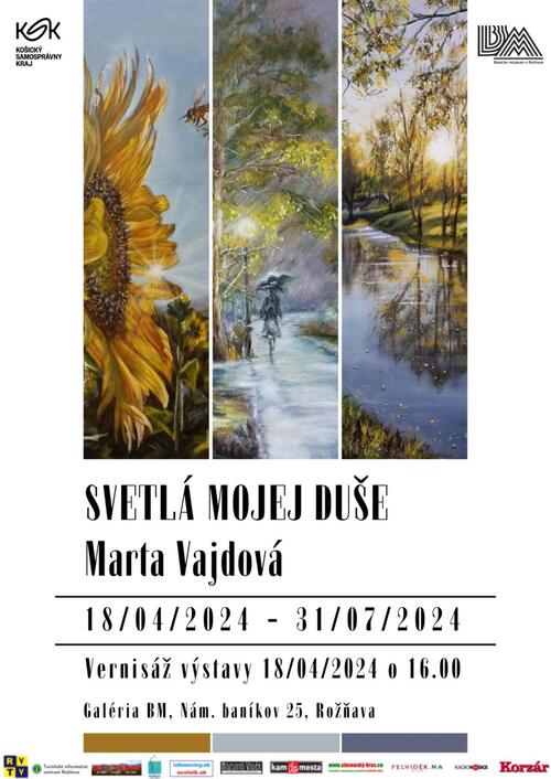 Plagát Marta Vajdová: Svetlá mojej duše